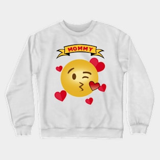 Emoji of Mommy Crewneck Sweatshirt